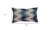 Shades Of Blue Waves Lumbar Throw Pillow
