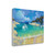 22" Artistic Boats by the Shore Gallery Wrap Canvas Wall Art