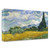"Wheat Field With Cypresses" Wrapped Canvas Print Wall Art