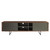 71" Media TV Stand in Walnut and Dark Gray