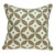 20" x 7" x 20" Transitional Beige and White Accent Pillow Cover With Poly Insert