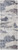 8' Ivory Blue And Pink Abstract Stain Resistant Runner Rug