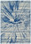 10' X 13' Blue And Ivory Stain Resistant Area Rug