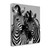 Namibia Zebras 1 Wrapped Canvas Print Living Room Wall Art