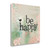 Be Happy Pink 2 Wrapped Canvas Print Living Room Wall Art