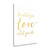 Do What You Love Gold 2 Wrapped Canvas Print Living Room Wall Art