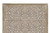 Gray Carved Scrollwork Distressed Solid Wood Queen Bed Frame