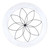 Wire Flower Framed Wall Decor