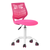 Fuchsia Adjustable Height Swivel Rolling Office Chair - 880024856544