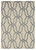 12'x15' Silver Ivory Hand Tufted Vermicular Indoor Area Rug