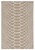 8'x11' Ivory Machine Woven UV Treated Snake Print Indoor Outdoor Area Rug