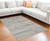 8' X 10' Brown and Ivory Abstract Power Loom Distressed Area Rug