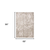 5' X 8' Brown And Ivory Abstract Stain Resistant Area Rug