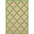 10' X 13' Green Geometric Stain Resistant Indoor Outdoor Area Rug
