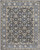 4' X 6' Taupe Blue And Ivory Wool Floral Tufted Handmade Area Rug