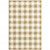 4' X 6' Gray and Ivory Geometric Stain Resistant Indoor Outdoor Area Rug