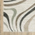 6' X 9' Beige Grey Brown Sage Pale Blue Tan And Charcoal Abstract Power Loom Stain Resistant Area Rug