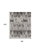 8' X 10' Gray and Ivory Abstract Power Loom Area Rug