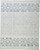 10' X 13' Ivory and Blue Geometric Hand Knotted Area Rug