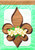 Flag Fleur-De-Lis Magnolia Burlap 