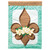 Flag Fleur-De-Lis Magnolia Burlap 