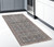 8' Blue Beige And Red Floral Runner Rug