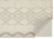 2' X 3' Ivory Taupe And Gray Wool Geometric Tufted Handmade Stain Resistant Area Rug
