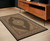 4' X 6' Beige and Black Medallion Power Loom Area Rug