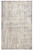 5' X 8' Gray and Ivory Abstract Area Rug