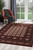 10' Red And Ivory Floral Medallion Runner Rug
