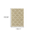 10' X 13' Beige And Ivory Geometric Power Loom Stain Resistant Area Rug