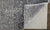 5' X 8' Gray Black And Silver Abstract Power Loom Distressed Area Rug With Fringe