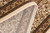 7' X 9' Black and Ivory Oriental Power Loom Area Rug