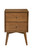 26" Solid Wood and Wood Two Drawer Nightstand