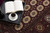13' Red And Ivory Floral Medallion Runner Rug