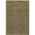 7' X 10' Green Geometric Power Loom Area Rug