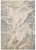 4' X 6' Ivory Tan And Gray Abstract Area Rug