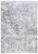 5' X 8' Gray And Ivory Abstract Area Rug