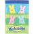 Flag Welcome Bunnies Polyester 