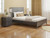 Grey Solid Wood Full Double Bed Frame