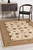 4' X 6' Beige And Ivory Oriental Area Rug