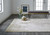 4' X 6' Ivory Gray And Blue Abstract Area Rug