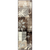 8' Beige Brown And Gray Floral Distressed Runner Rug