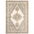 2' X 3' Beige And Ivory Oriental Area Rug