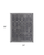 2' X 3' Blue Gray And Charcoal Wool Floral Hand Tufted Area Rug