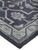 2' X 3' Blue Gray And Charcoal Wool Floral Hand Tufted Area Rug