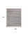 9' X 12' Taupe Ivory And Red Striped Hand Woven Stain Resistant Area Rug