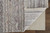9' X 12' Taupe Ivory And Red Striped Hand Woven Stain Resistant Area Rug