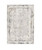 4' X 6' Gray and Ivory Abstract Power Loom Area Rug
