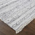 10' X 14' Gray Silver And Ivory Striped Hand Woven Stain Resistant Area Rug